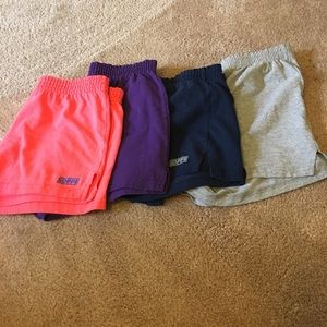 4 pairs of bundle soffe shorts